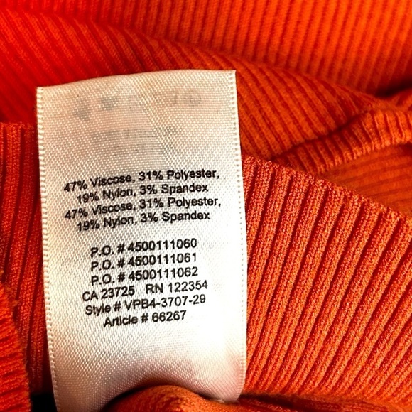 Aritzia Wilfred Cut- Out Knit Top- Coral- Size Small - Picture 10 of 12